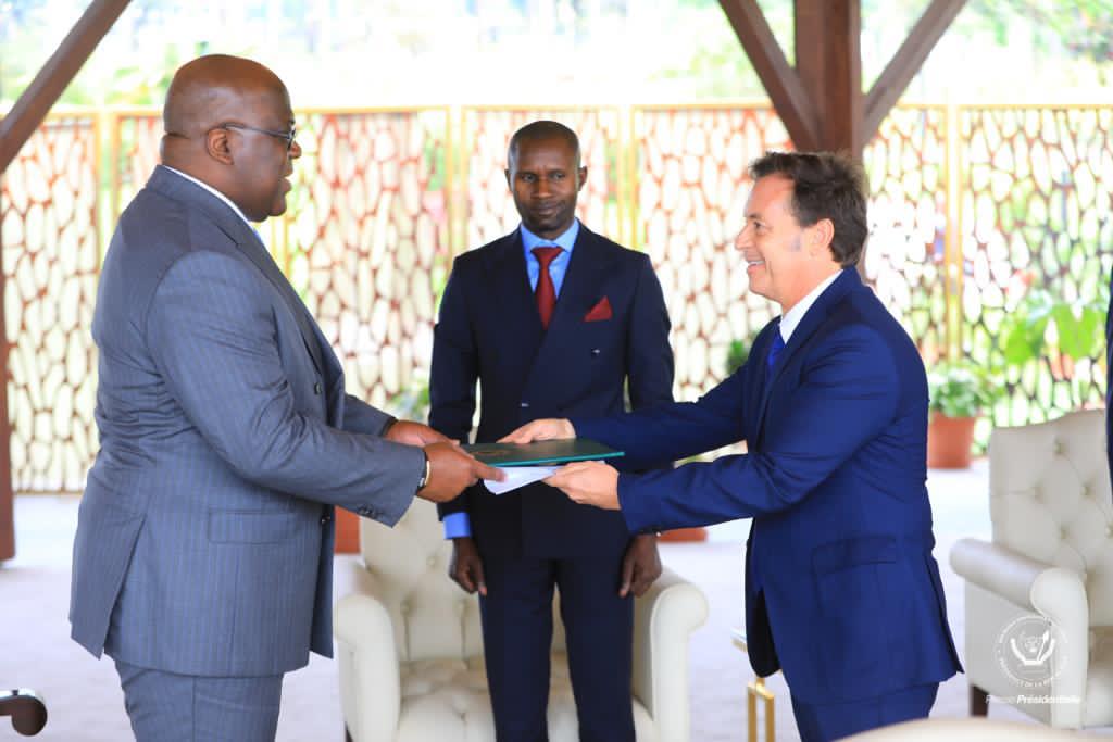 RDC: Félix Tshisekedi reçoit les lettres de créance de trois nouveaux ambassadeurs