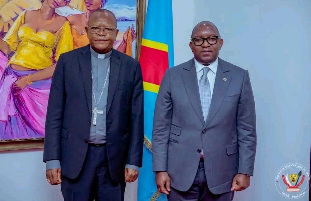 RDC : le Cardinal Fridolin Ambongo présente à Sama Lukonde le rapport de sa mission pastorale à Kwamouth