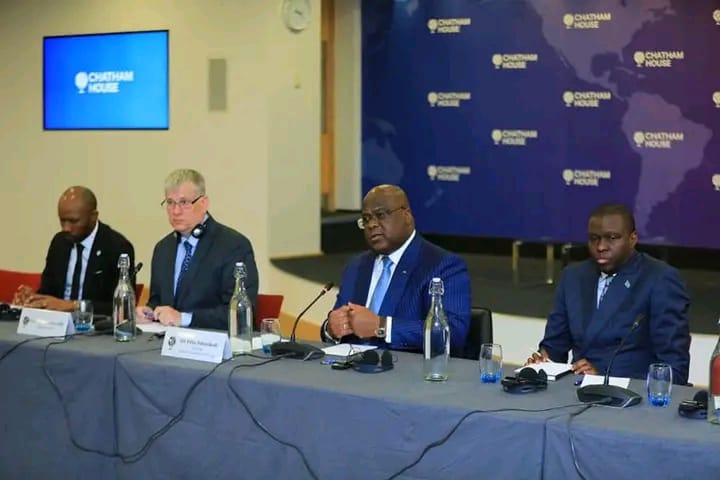 RDC_UK ChathamHouse : Félix Tshisekedi vante les atouts économiques de la RDC
